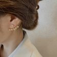 18K Gold-Plated Beaded Ear Jackets Online Sale