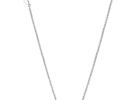 Sterling Silver & Cubic Zirconia Triple Rose Pendant Necklace Online now