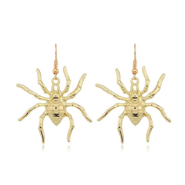 18K Gold-Plated Spider Drop Earrings Sale