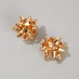 18K Gold-Plated Firework Stud Earrings on Sale