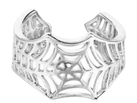 Silver-Plated Web Adjustable Ring Hot on Sale