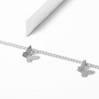 Silver-Plated Butterfly Station Choker Necklace Cheap