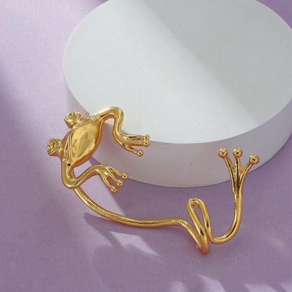 18K Gold-Plated Frog Ear Cuff Hot on Sale