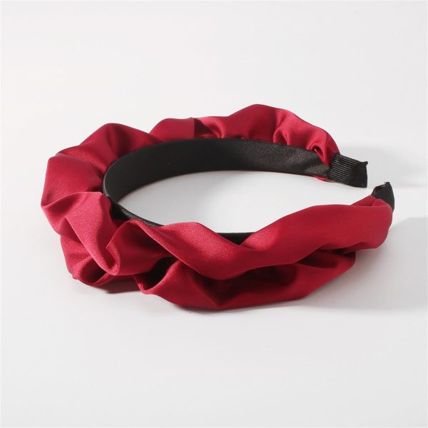 Red Ruffle Hard Headband For Sale