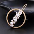 Pearl & 18K Gold-Plated Ring Hair Clip on Sale