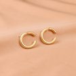 18K Gold-Plated Half-Hoop Ear Jackets Discount