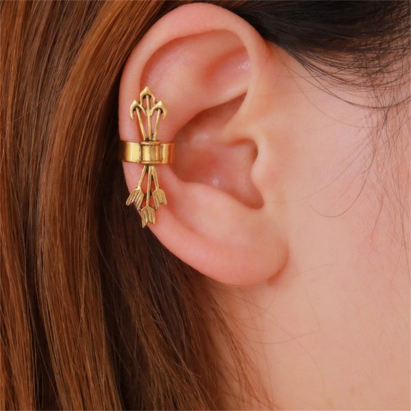 18K Gold-Plated Arrow Quiver Ear Cuff Sale