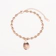 18K Rose Gold-Plated Kitty Long Bead Charm Bracelet on Sale