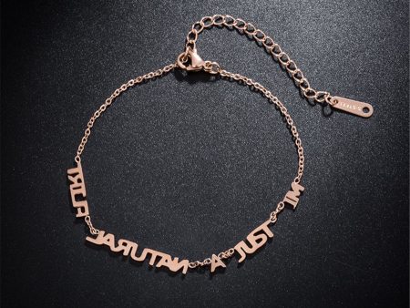 18K Rose Gold-Plated  Just A Natural Flirt  Anklet Sale