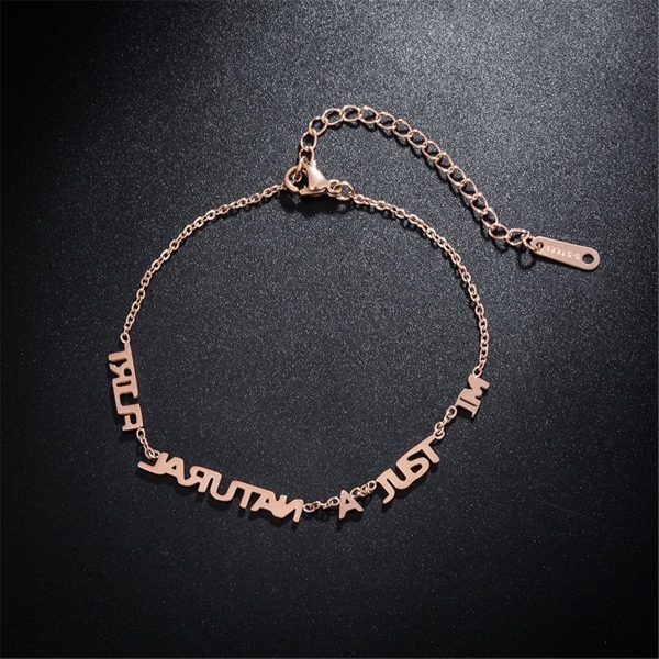 18K Rose Gold-Plated  Just A Natural Flirt  Anklet Sale