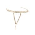 18K Gold-Plated Disc Ankle-To-Ring Anklet on Sale