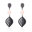 18K Rose Gold-Plated & Black  Love  Laurel Drop Earrings Supply