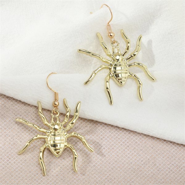 18K Gold-Plated Spider Drop Earrings Sale