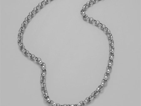 Silver-Plated Chain Necklace Discount