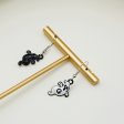 Black & White  G  Ghost Drop Earrings Fashion