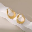 18K Gold-Plated Twisted Twine Huggie Earrings Online Sale