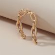 18K Gold-Plated Thin Cable-Chain Ear Cuff Online