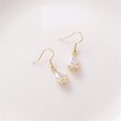 18K Gold-Plated & Crystal Floral Drop Earrings Supply