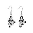 Black & White  G  Ghost Drop Earrings Fashion