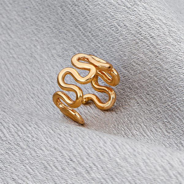 18K Gold-Plated Snake Ear Cuff Supply