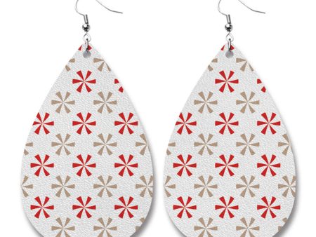 White Polystyrene & Silver-Plated Flowers Drop Earrings Online