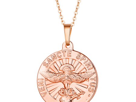 18K Rose Gold-Plated German Coin Pendant Necklace For Discount