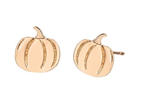 18K Gold-Plated Pumpkin Stud Earrings Online