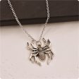 Silver-Plated Spider Pendant Necklace Online