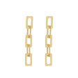 18K Gold-Plated Chain Drop Earrings Sale