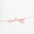 18K Rose Gold-Plated  Lucky  Anklet For Sale