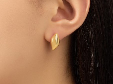 18K Gold-Plated Drop Stud Earrings Sale