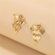 18K Gold-Plated Heart Tassel Ear Jackets Online Hot Sale