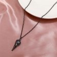 Black Crow Pendant Necklace Fashion