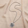 Silver-Plated Dragon Coin Pendant Necklace Supply