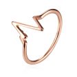 18K Rose Gold-Plated Heartbeat Band Discount