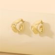 18K Gold-Plated Irregular Huggie Earrings Online Hot Sale