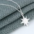 Silver-Plated Compass Pendant Necklace Online Hot Sale