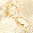 18K Gold-Plated Triangle Quartet Hoop Earrings For Discount