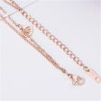 18K Rose Gold-Plated Gingko Leaves Charm Bracelet Online