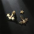 18K Gold-Plated Star Ear Jackets Cheap