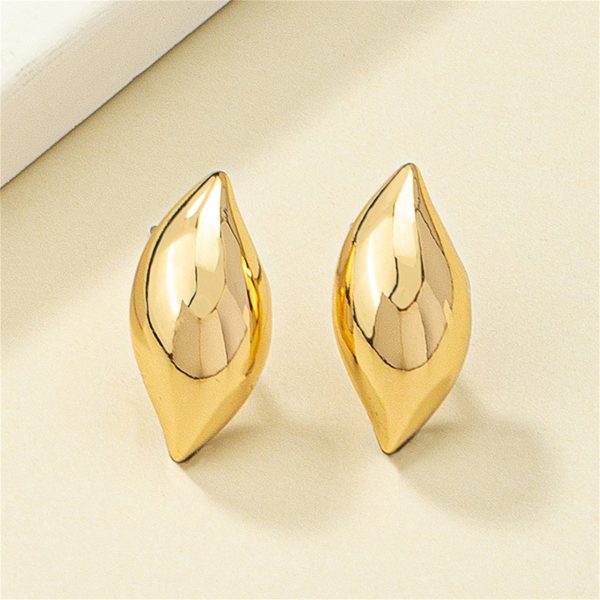 18K Gold-Plated Drop Stud Earrings Sale