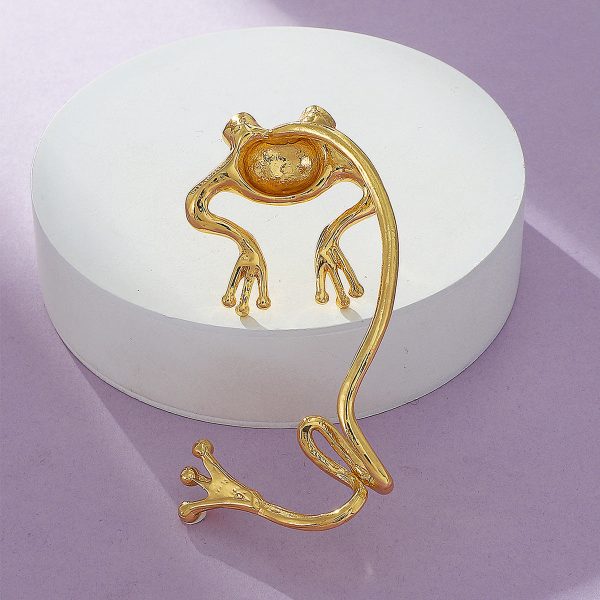 18K Gold-Plated Frog Ear Cuff Hot on Sale