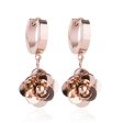 18K Rose Gold-Plated Camellia Drop Earring Sale