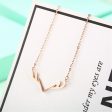 18K Rose Gold-Plated Antler Pendant Necklace Hot on Sale