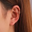 18K Gold-Plated Layered Ear Cuff Online Hot Sale