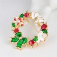 Multicolor Enamel & 18K Gold-Plated Bird & Bow Circle Brooch Sale