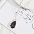 Black Quartz & 18K Gold-Plated Drop Pendant Necklace Online