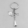 Silver-Plated Rocket Key Chain on Sale