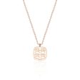 18K Rose Gold-Plated Happiness Pendant Necklace Cheap