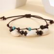 Turquoise & Conch Shell Layered Bracelet Cheap